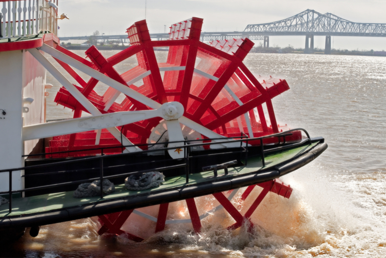 Riverboat paddles