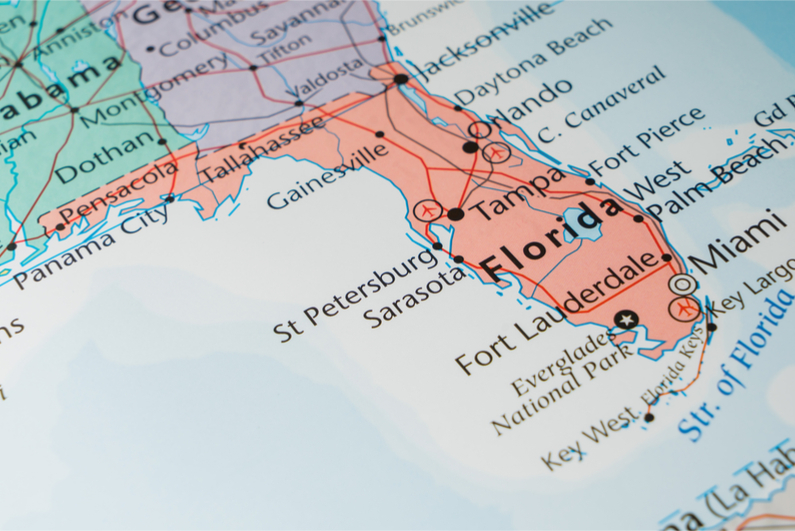 Map of Florida