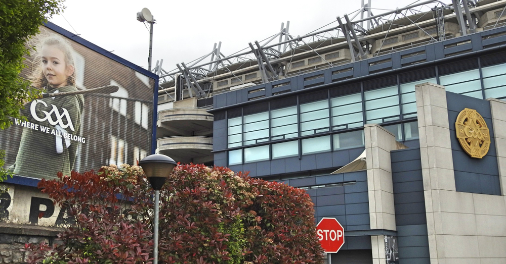 GAA billboard outside stadium