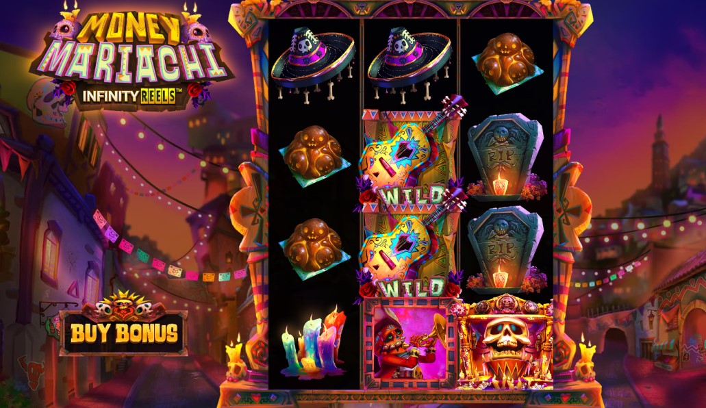 Money Mariachi Infinity Reels slot reels by ReelPlay